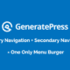 Come unire i due menu di Generate Press in un unico menu mobile
