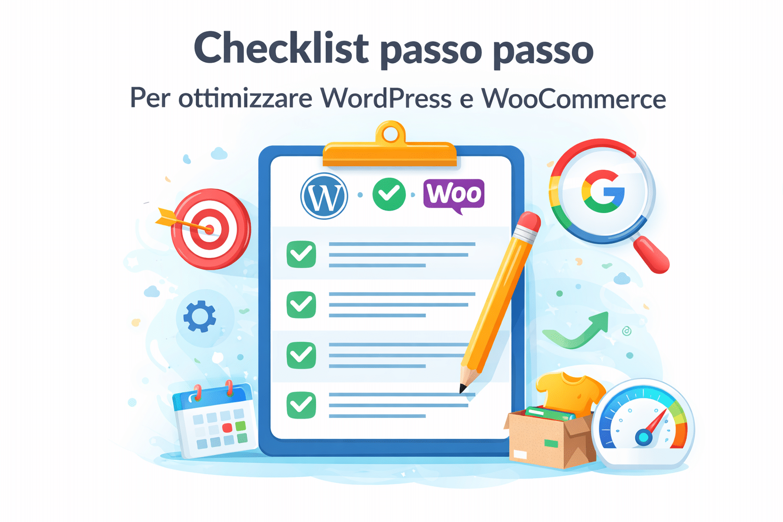 checklist ottimizzazione velocita wordpress woocommerce